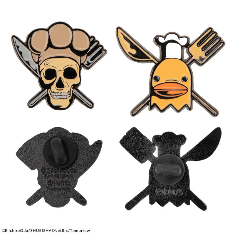 One Piece (Netflix) - Set de 2 pins Sanji & Zeff