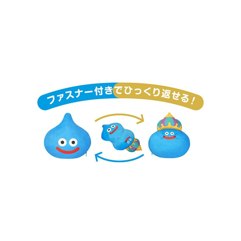 Dragon Quest - Coussin réversible King Slime & Slime