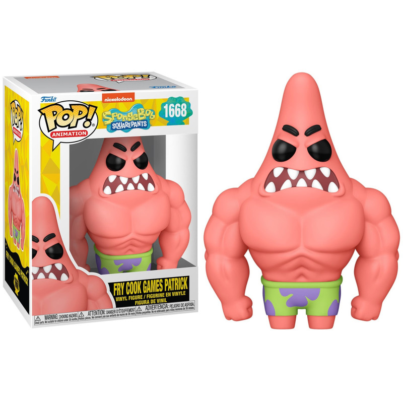 Spongebob : Bob l'éponge - Pop! - Fry Cook Games Patrick n°1668