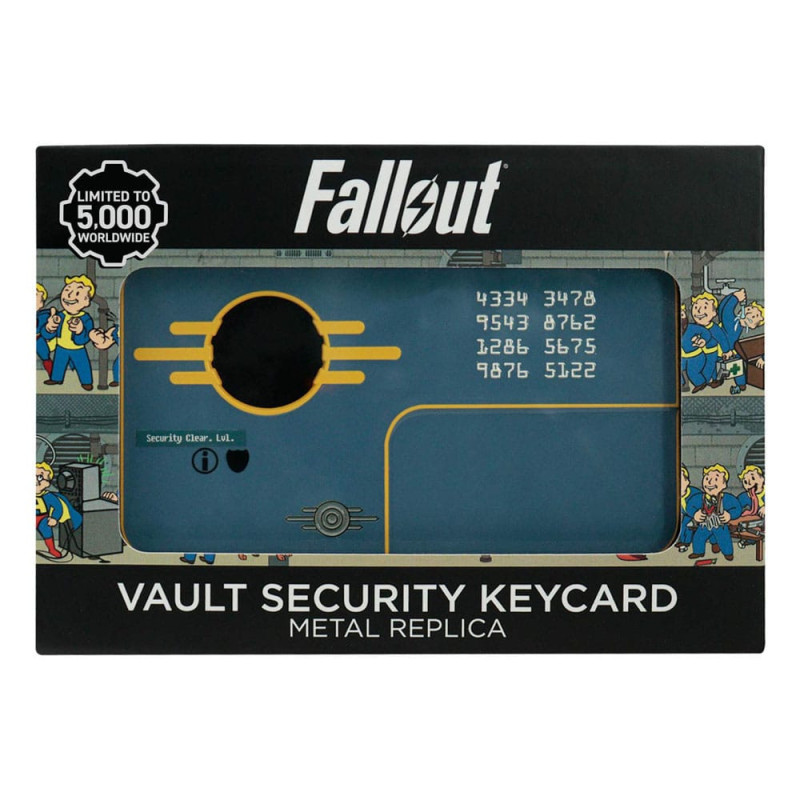 Fallout - Réplique Vault Security Keycard 5000 exemplaires