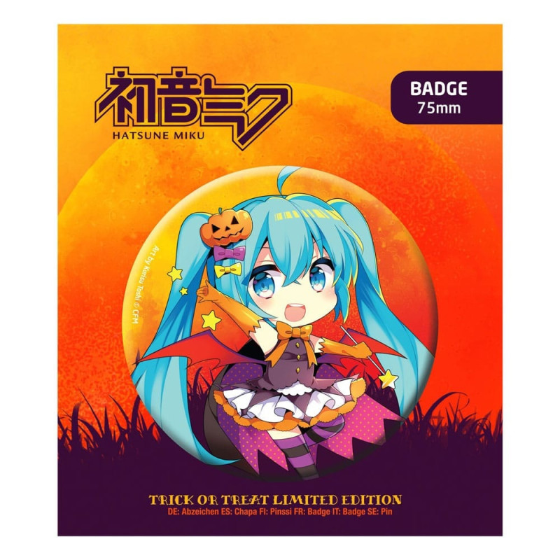 Hatsune Miku - Badge Halloween Hatsune Miku