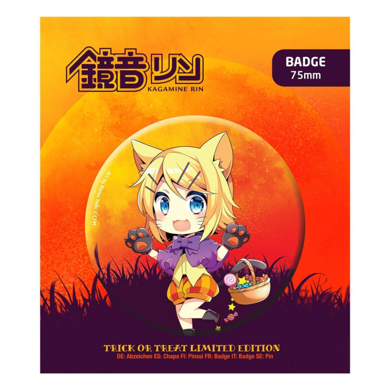 Hatsune Miku - Badge Halloween Kagamine Rin