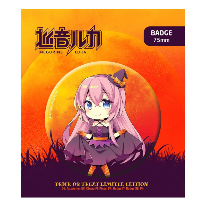 Hatsune Miku - Badge Halloween Megurine Luka