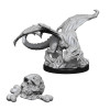 Dungeons & Dragons: Nolzur’s Marvelous - Figurines miniatures à peindre Black Dragon Wyrmling