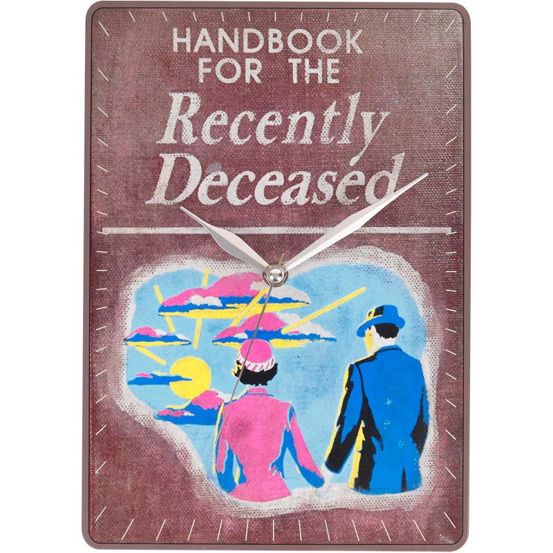 Beetlejuice - Horloge Murale Métal Handbook For The Recently Deceased