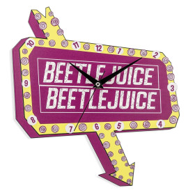 Beetlejuice - Horloge Murale Métal Sign