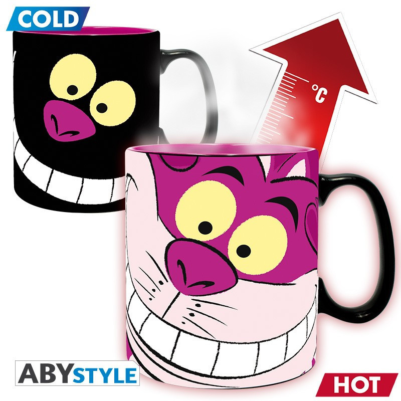 Disney : Alice au Pays des Merveilles - Mug thermo-réactif Cheshire Cat