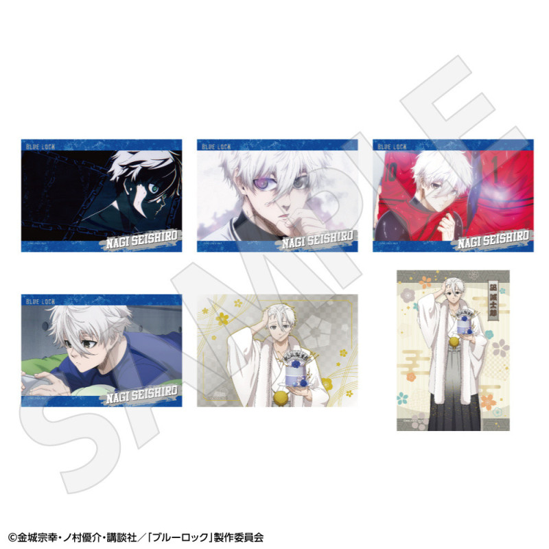 Blue Lock - Set de 6 Trading cards Bromide Seishirou Nagi