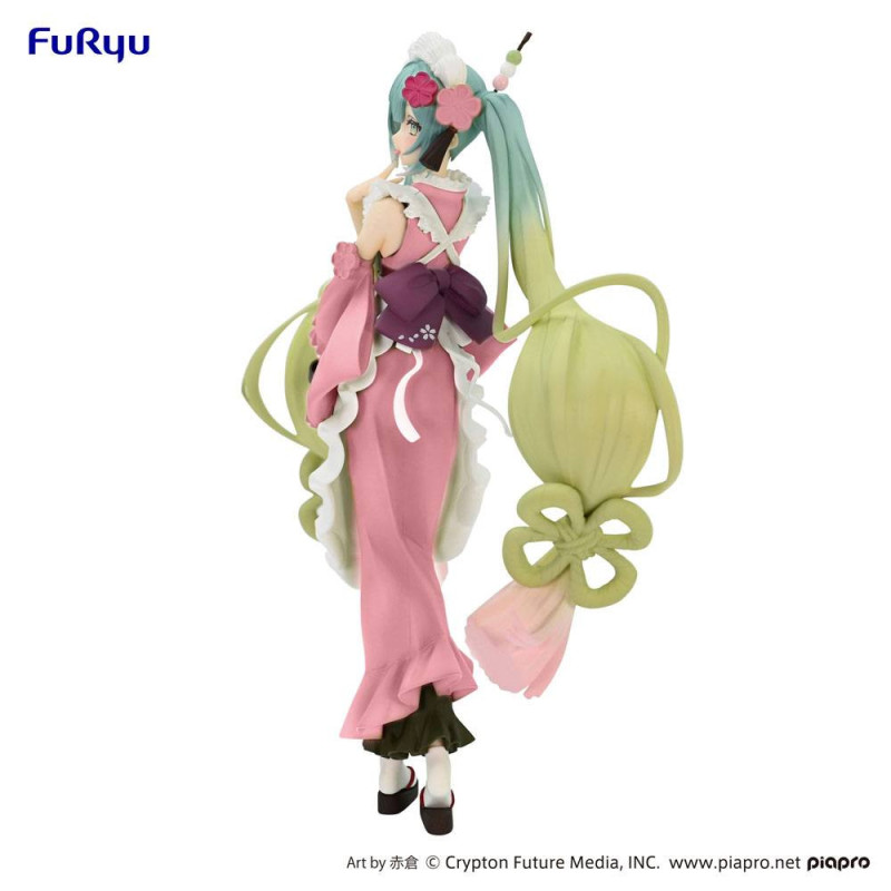 Hatsune Miku - Figurine Exceed Creative : Matcha Green Tea Parfait (20 cm)