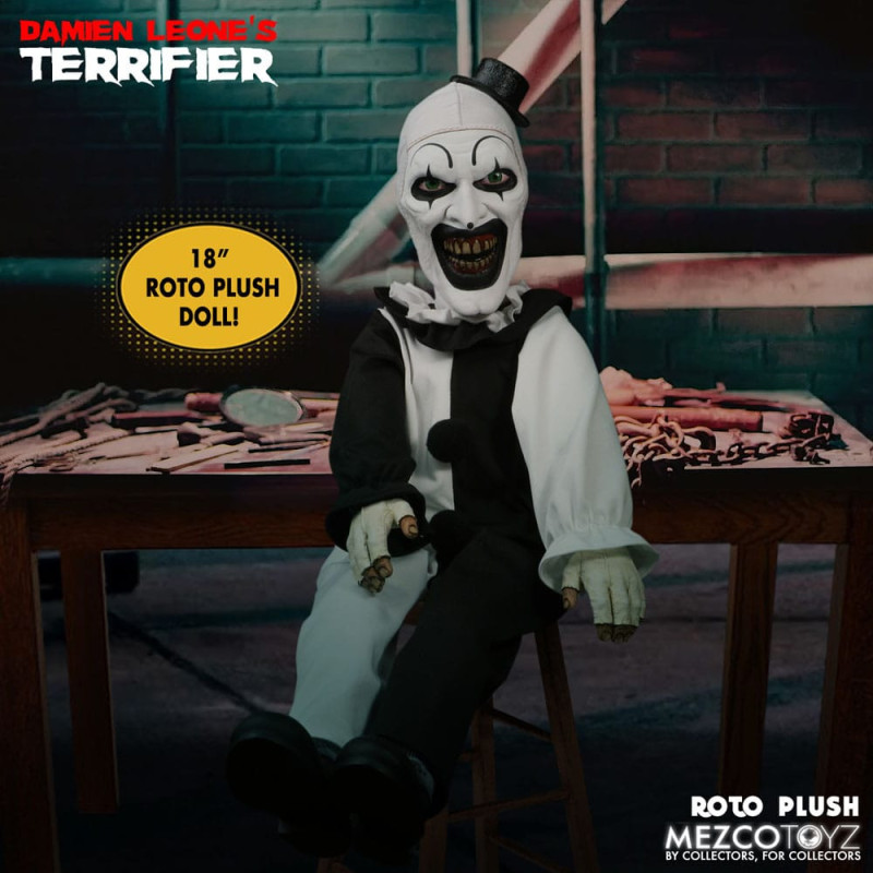 AVRIL 2025 : Terrifier - Peluche Roto Art the Clown 46 cm