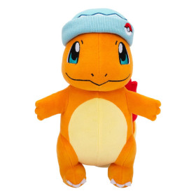 Pokemon - Peluche 20 cm Salamèche bonnet bleu