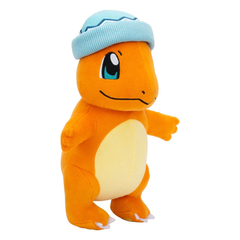 NOVEMBRE 2024 : Pokemon - Peluche 20 cm Salamèche bonnet bleu