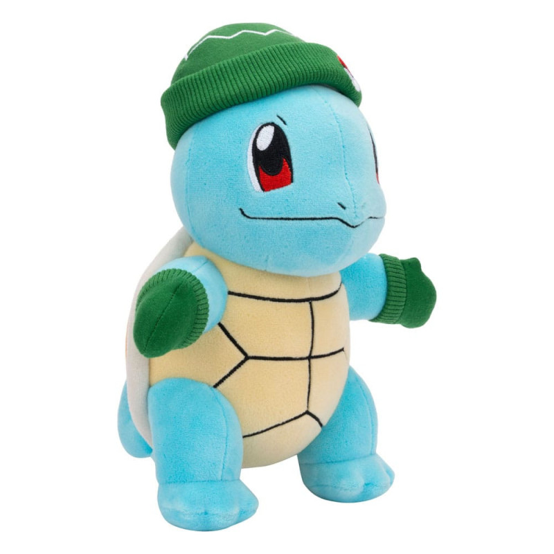 NOVEMBRE 2024 : Pokemon - Peluche 20 cm Carapuce Bonnet vert