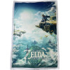 Zelda - Couverture plaid sherpa Tears Of The Kingdom 100 x 150 cm