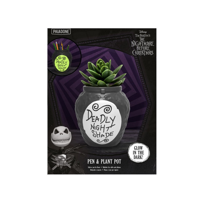 Nightmare Before Christmas - Pot à crayons ou plante Deadly Nightshade