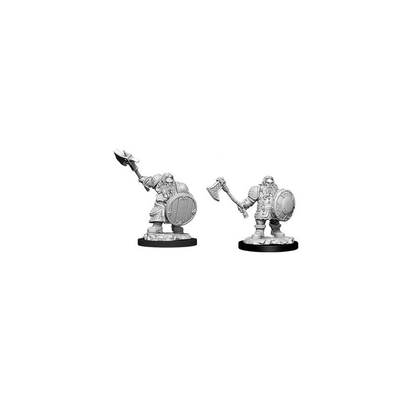 Dungeons & Dragons: Nolzur’s Marvelous - Figurines miniatures à peindre  Male Dwarf Fighter