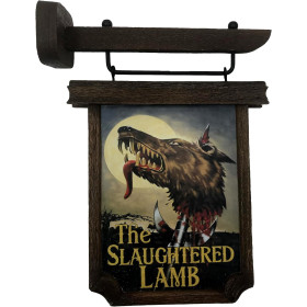 An American Werewolf in London - Réplique mini Slaughtered Lamb Pub Sign 6 cm