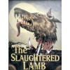 An American Werewolf in London - Réplique mini Slaughtered Lamb Pub Sign 6 cm