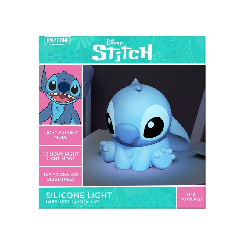 OCTOBRE 2024 : Disney : Lilo & Stitch - Lampe en Silicone Rechargeable 15 cm