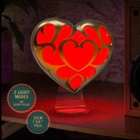 The Legend of Zelda - Lampe Conteneur Coeur 25 cm