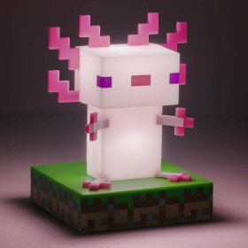 Minecraft - Lampe veilleuse Axolotl 11 cm