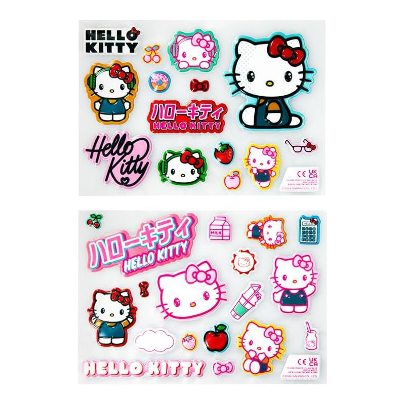 Sanrio - Set de gadget decals Puffy Hello Kitty