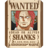 One Piece - Théâtre de papier Wanted Shanks