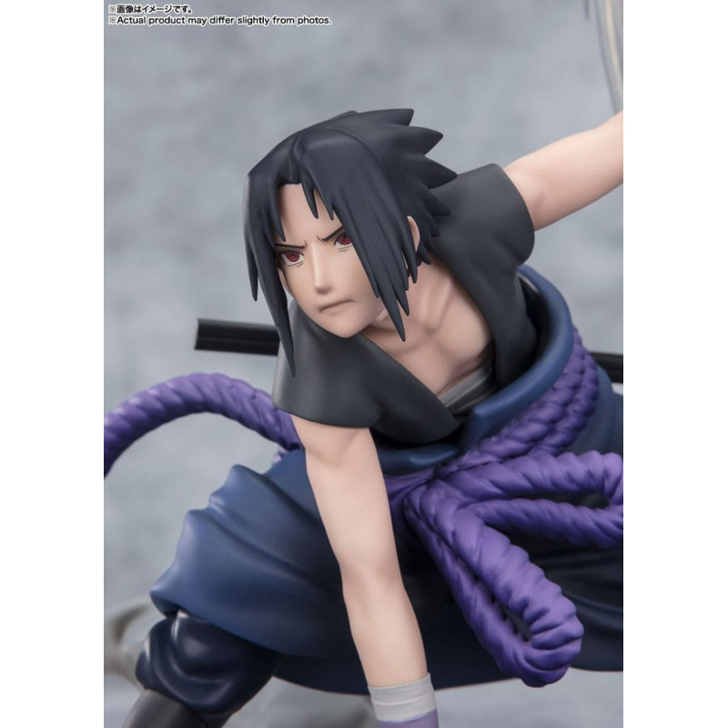 Naruto - Figurine Figuarts ZERO Extra Battle Sasuke Uchiha -The Light & Dark of the Mangekyo Sharingan BOITE OUVERTE