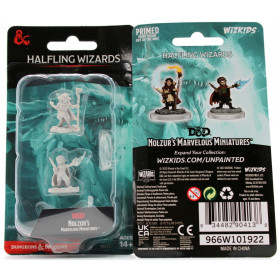 Dungeons & Dragons: Nolzur’s Marvelous - Figurines miniatures à peindre Halfling Wizards