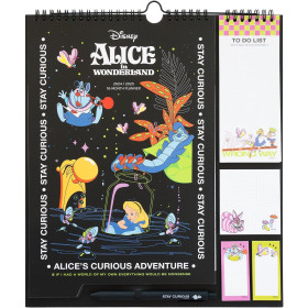 Disney - Calendrier planner familial 2024/2025 Alice au Pays des Merveilles
