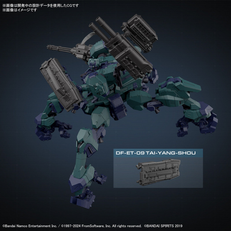 FÉVRIER 2025 : 30MM - 30 Minutes Mission - Model Kit Armored Core VI Balam Industries BD-011 Melander Liger Tail