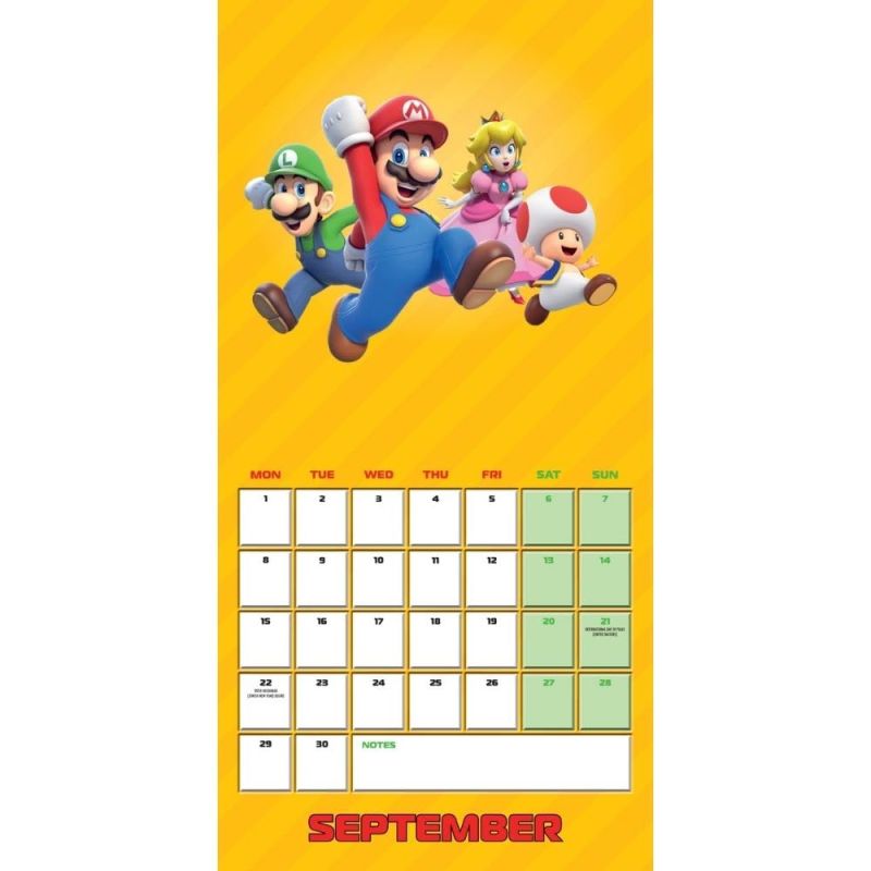 Super Mario - Calendrier 2025