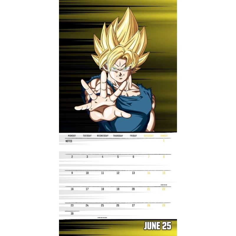 Dragon Ball Z - Calendrier 2025