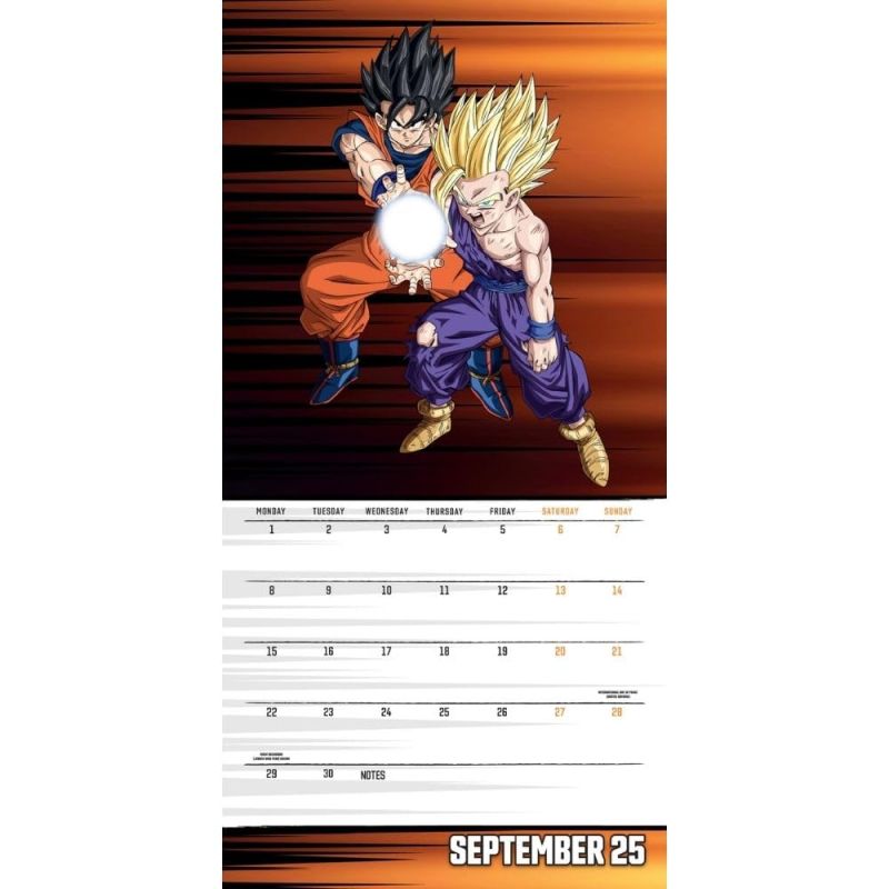 Dragon Ball Z - Calendrier 2025