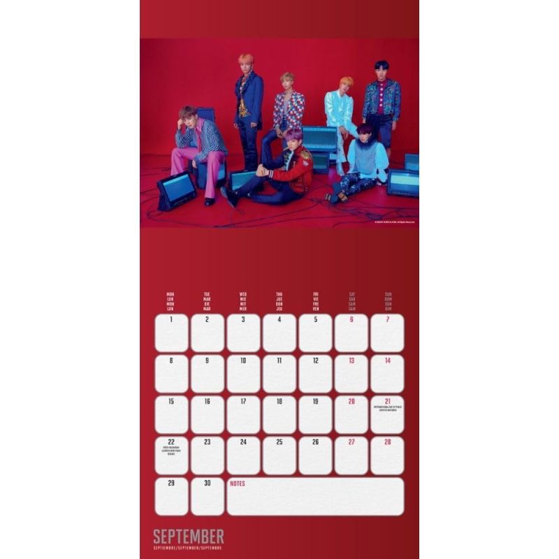 BTS - Calendrier 2025