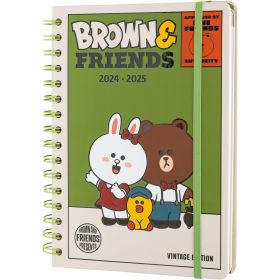 BT21 - Agenda scolaire 2024/2025 Brown & Friends