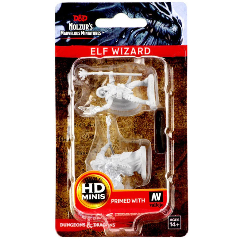 Dungeons & Dragons: Nolzur’s Marvelous - Figurines miniatures à peindre Male Elf Wizard