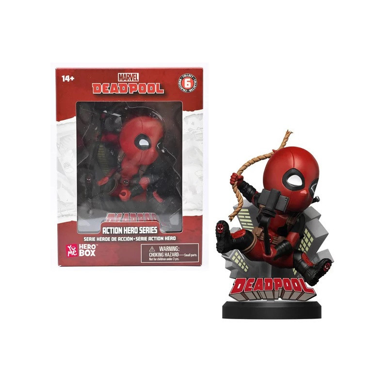 Marvel - Hero Series : Mini figurine Deadpool Leaping Over Buildings