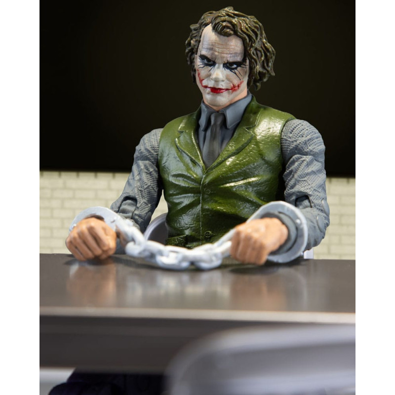 DC Multiverse - Figurine The Joker Jail Cell Variant (The Dark Knight) Gold Label 18 cm