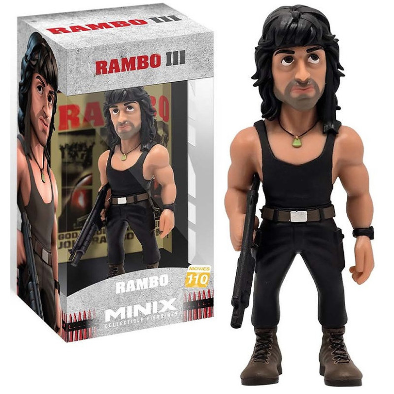 Rambo III - Figurine 12 cm Minix : Rambo T-Shirt