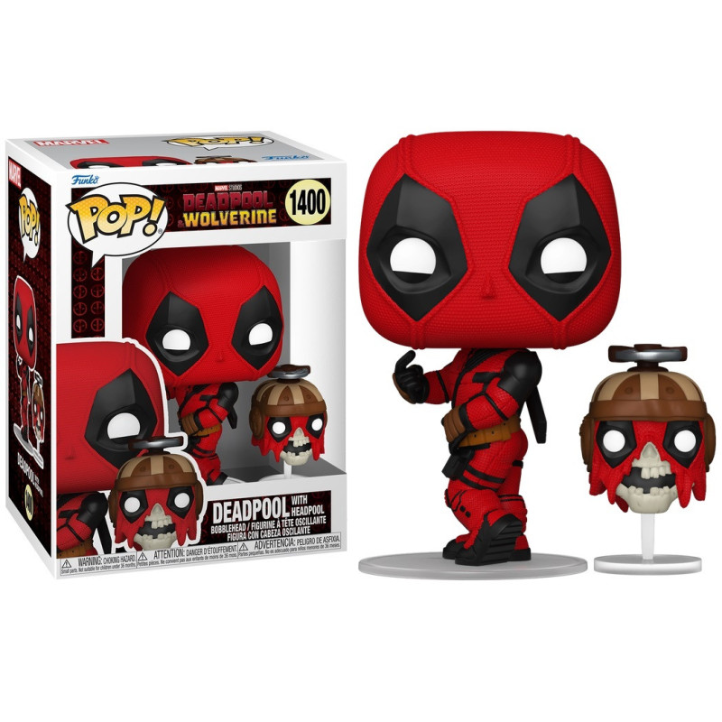 Marvel : Deadpool & Wolverine - Pop! - Deadpool with Headpool n°1400