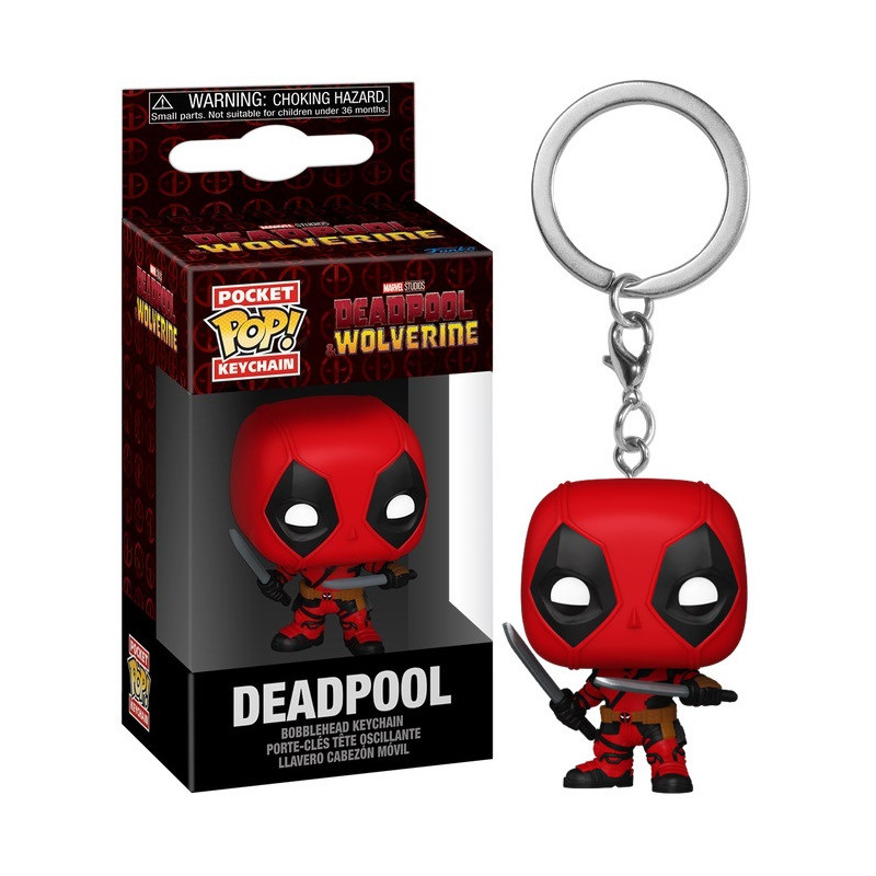 Marvel : Deadpool & Wolverine - Pop! Pocket - Porte-clé Deadpool