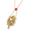 Game of Thrones : House of the Dragon - Collier pendentif 3 dragons avec pierre