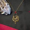 Game of Thrones : House of the Dragon - Collier pendentif 3 dragons avec pierre