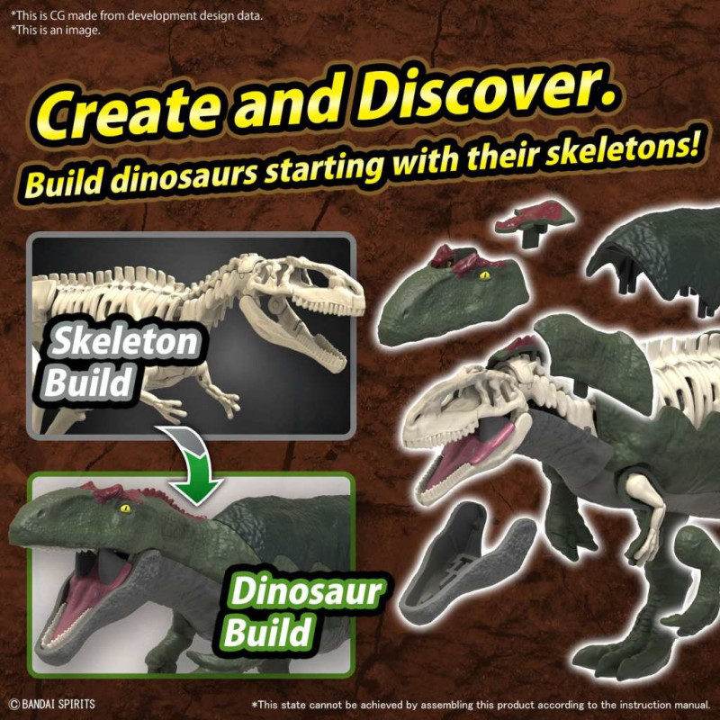 Model Kit Imaginary Skeleton Plannosaurus Gigantosaurus