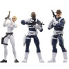 Marvel Legends - Pack Captain America 3 figurines Dum Dum Dugar, Sharon Carter, Nick Fury Jr. 15 cm