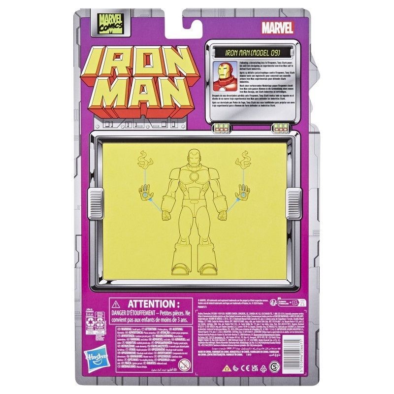 Marvel Legends - Iron Man - Figurine Iron Man (Model 9) 15 cm