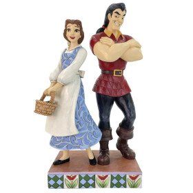 Disney : La Belle & La Bête - Traditions - Figurine Belle & Gaston "Brilliant & Boorish"