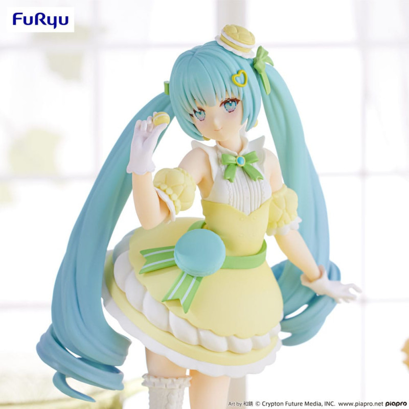 Hatsune Miku - Figurine Exceed Creative SweetSweets Series Macaroon Citron Color Ver. 21 cm