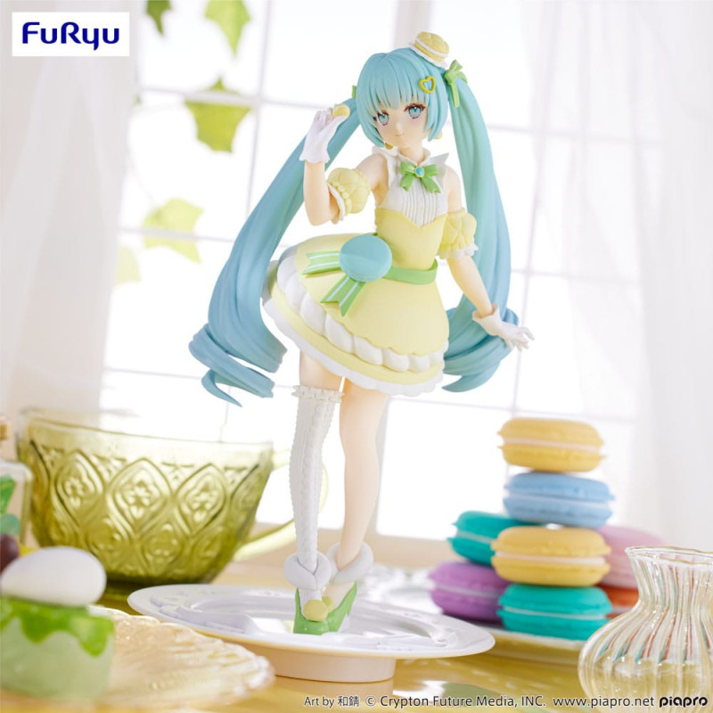 Hatsune Miku - Figurine Exceed Creative SweetSweets Series Macaroon Citron Color Ver. 21 cm